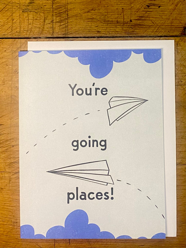 You're Going Places - Blank Card